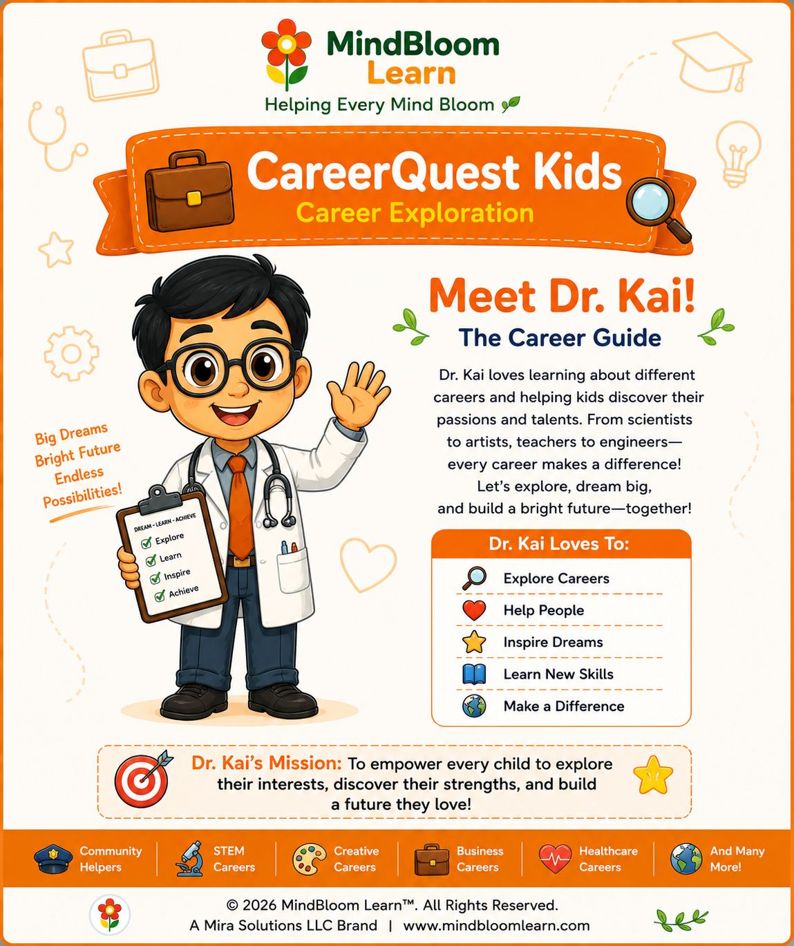 Dr. Kai mascot